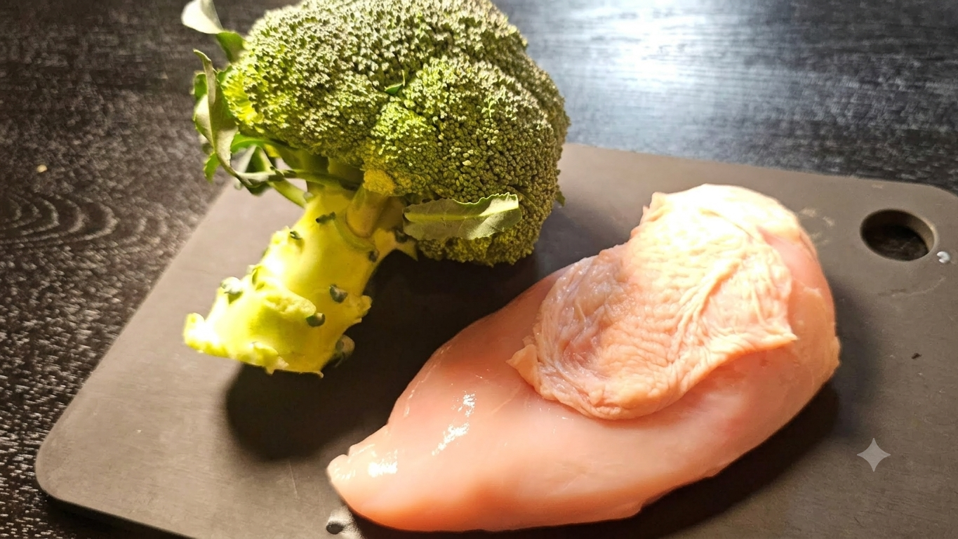 究極の鶏むねブロッコリー｜余熱で作るしっとり蒸し鶏とかきたまスープ